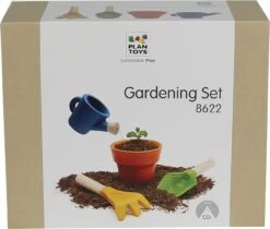 Plan Toys PlanToys Holzspielzeug Gartenbau-Set -Djeco Geschaft box 8622 gardening set 1jpg