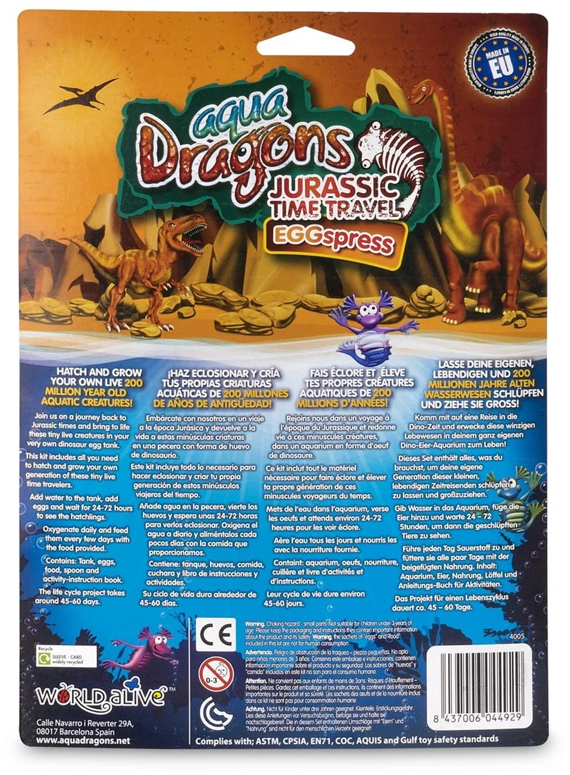 Brainstorm 4005 Aqua Dragons „Jura-Zeitreise-EIxpress“-Aquarium Begleite Uns Auf Eine Reise Zurück In Die Urzeit Und Erwecke Diese Winzigen LEBENDEN Wesen Zum Leben, Mehrfarbig 5 Brainstorm 4005 Aqua Dragons „Jura-Zeitreise-EIxpress“-Aquarium Begleite Uns Auf Eine Reise Zurück In Die Urzeit Und Erwecke Diese Winzigen LEBENDEN Wesen Zum Leben, Mehrfarbig – Bild 3