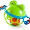Bright Starts, Oball Jingle & Shake Pal, Frosch Greifball Mit Glockenball, Greifring Und Schiebekugeln Im Flexiblen, Leicht Greifbaren Design -Djeco Geschaft bright starts oball jingle shake pal frosch greifball mit glockenball greifring und schiebekugeln im flexiblen leicht greifbaren design