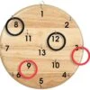 BS GA366 Hooky-Hook Toss Ringwurfspiel, Holz/Rot/Schwartz -Djeco Geschaft bs ga366 hooky hook toss ringwurfspiel holz rot schwartz