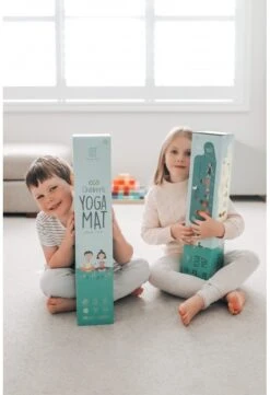 BUKI-TAPIJT DE YOGA - PAARS -Djeco Geschaft buki eco kinder yogamat paars 2