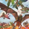 Cobble Hill Familie Puzzle 350 Teile - Dragon Flight -Djeco Geschaft cobble hill familie puzzle 350 teile dragon flight
