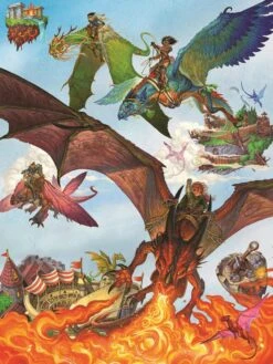 Cobble Hill Familie Puzzle 350 Teile - Dragon Flight