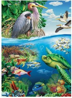 Cobble Hill Familie Puzzle 350 Teile - Earth Day