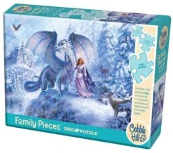 Cobble Hill Familie Puzzle 350 Teile - Ice Dragon