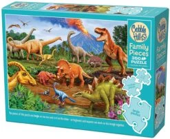 Cobble Hill Family Puzzle 350 Pieces - Dinos