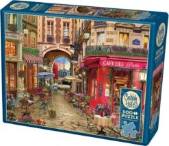 Cobble Hill Puzzle 500 Pieces - Café Des Paris