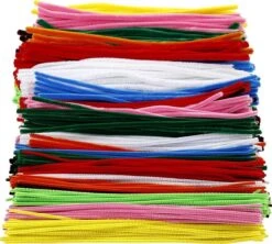 Creative Company Chenille Mehrfarbig 30 Cm Lang, 4+6+9 Mm Dick - 700 Stück