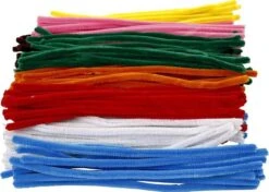 Creative Company Chenille Mehrfarbig 30 Cm Lang, 9 Mm Dick - 200 Stück