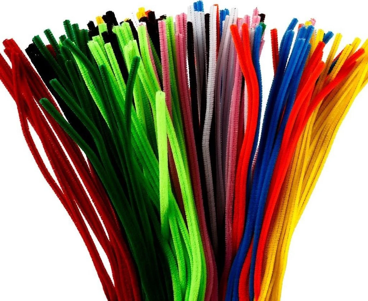 Creative Company Chenilledraht Mehrfarbig 45 Cm Lang, 6 Mm Stark - 200 Stück 3 Creative Company Chenilledraht Mehrfarbig 45 Cm Lang, 6 Mm Stark - 200 Stück