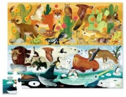 Crocodile Creek Gegensätze Heiß & Kalt - 48 Stück -Djeco Geschaft crocodile creek gegensaetze heiss kalt 48 stueck 2