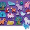 Crocodile Creek Holzpuzzle Magischer Einhorngarten - 16-teilig -Djeco Geschaft crocodile creek holzpuzzle magischer einhorngarten 16 teilig