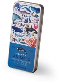 Crocodile Creek Puzzel In Blik Ocean Animals - 150 Stukjes