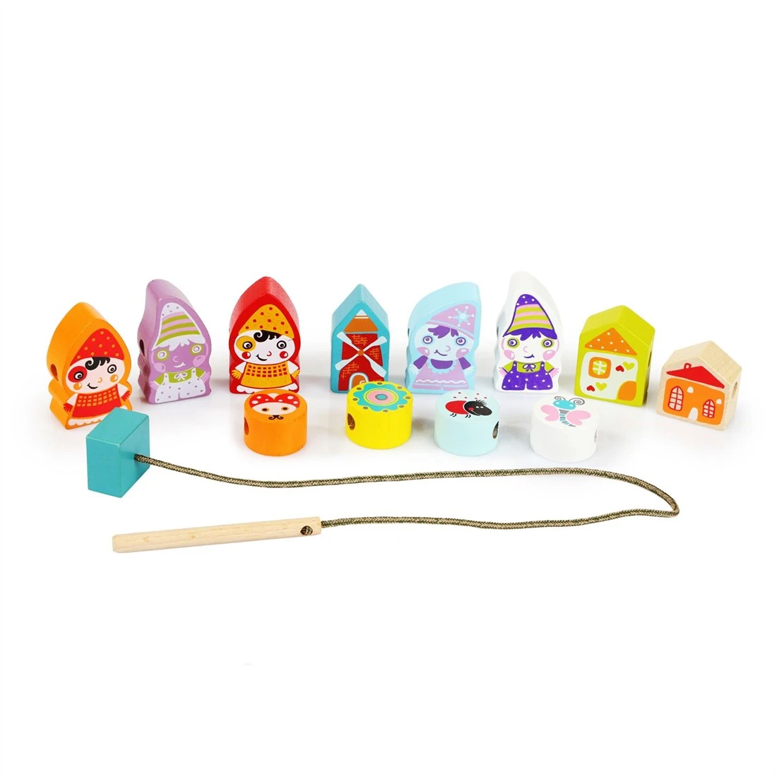 Cubika Holzfädelspiel - Glückliche Zwerge 5 Cubika Holzfädelspiel - Glückliche Zwerge – Bild 3