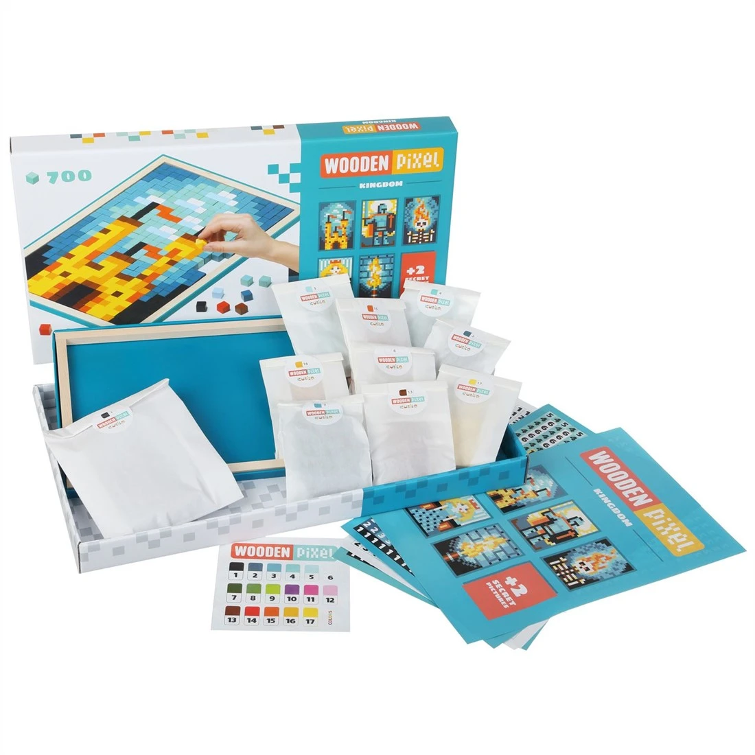 Cubika Holzmasaik - Rittern 4 Cubika Holzmasaik - Rittern – Bild 2