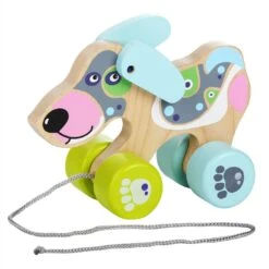 Cubika Hund Aus Holz - Ziehfigur