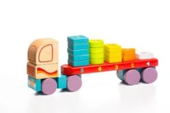 Cubika Truck Mit Geometrischen Figuren -Djeco Geschaft cubika truck mit geometrischen figuren 3