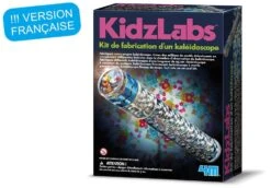 DAM 4M KidzLabs: MAKE YOUR CALEIDOSCOOP/ F R A N S T A L I G E PACKAGE, Befüllen Der Sichtröhre Mit Beiliegenden Objekten Oder Eigenem Fundmaterial, Karton 17x22x6cm, Ab 8