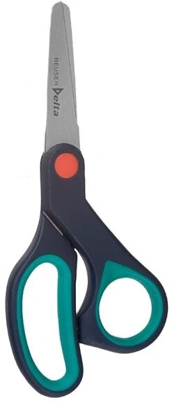 Delta Soft-grip Kleuterschaar 13cm Rond, In Polypropzakje Verpakt