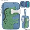 Depesche Dino World 2-vaks Etui Blauw DINO MINI 1 Depesche Dino World 2-vaks Etui Blauw DINO MINI -Djeco Geschaft depesche dino world 2 vaks etui blauw dino mini