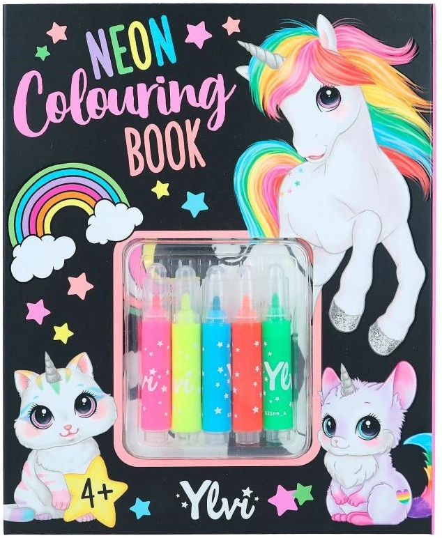 Depesche Ylvi Neon Kleurboek 3 Depesche Ylvi Neon Kleurboek