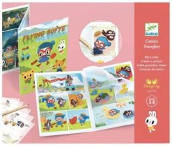 Djeco DESIGN BY - Comic Flying Sofye Aufkleber, Mehrfarbig (39558) -Djeco Geschaft design by comic flying sofye aufkleber mehrfarbig 39558 2