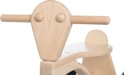 Van Dijk Toys Berken Houten Loopfiets - Naturel -Djeco Geschaft detail kop