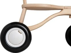 Van Dijk Toys Berken Houten Loopfiets - Naturel -Djeco Geschaft detail zijkant