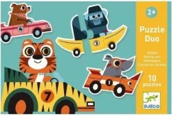 DJECO 38148 Educativos Duo Bólidos Puzzles -Djeco Geschaft djeco 38148 educativos duo bolidos puzzles 2