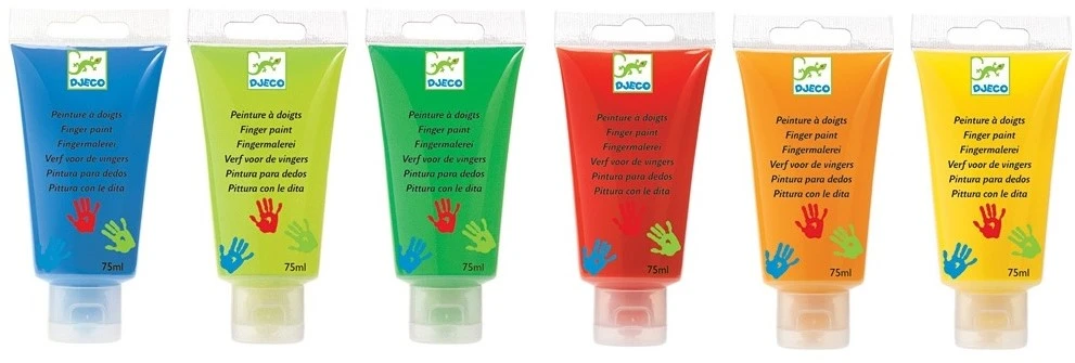 DJECO 6 Finger Paint’s Tubes - 20 X 13 X 7,5 Cm 4 DJECO 6 Finger Paint’s Tubes - 20 X 13 X 7,5 Cm – Bild 2