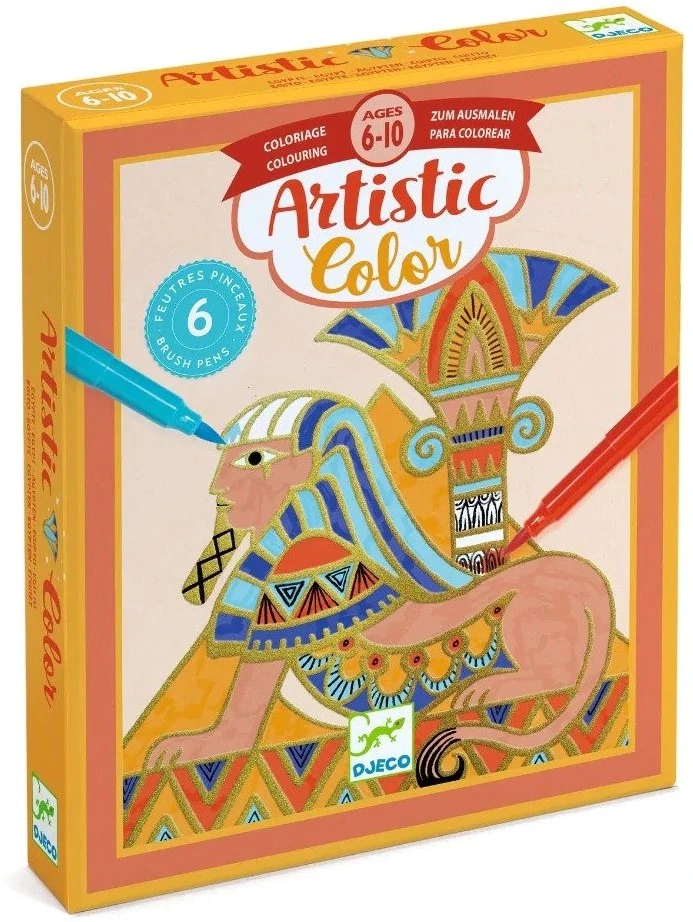 Djeco Artistic Colour Malbuch Ägypten Inkl. 6 Stifte 3 Djeco Artistic Colour Malbuch Ägypten Inkl. 6 Stifte