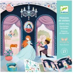 Djeco Aufkleberset Mit Kulisse - Leben Im Schloss