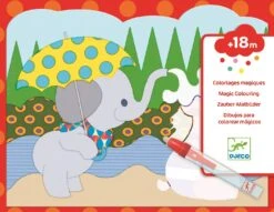 Djeco Colorea Mágico Escondido Afuera Magische Farbe Nach Außen (39065), Bunt