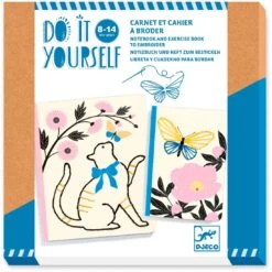 Djeco DIY-Buch Und Notizbuch Für Stickerei, Poetischer Garten, Bestickt (DJ07970)