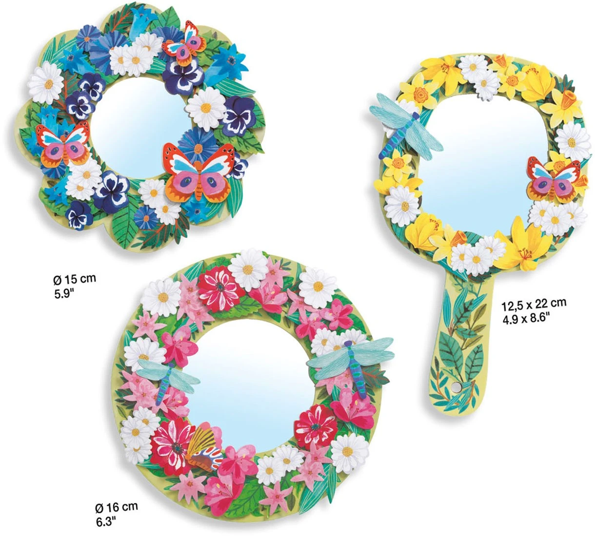 Djeco DIY Spiegel Zum Dekorieren Von Dulzura Floral (DJ07908) 5 Djeco DIY Spiegel Zum Dekorieren Von Dulzura Floral (DJ07908) – Bild 3