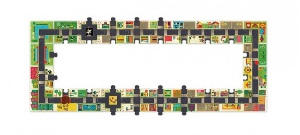 DJECO DJ07161 - Puzzle Strade - La Città 5 DJECO DJ07161 - Puzzle Strade - La Città – Bild 3