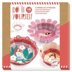 Djeco DJ07952 DIY Cestas Para Tejer Floración Stickerei