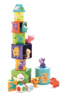 DJECO DJ08420 Spielzeugbauklotz 5 DJECO DJ08420 Spielzeugbauklotz -Djeco Geschaft djeco dj08420 spielzeugbauklotz 2