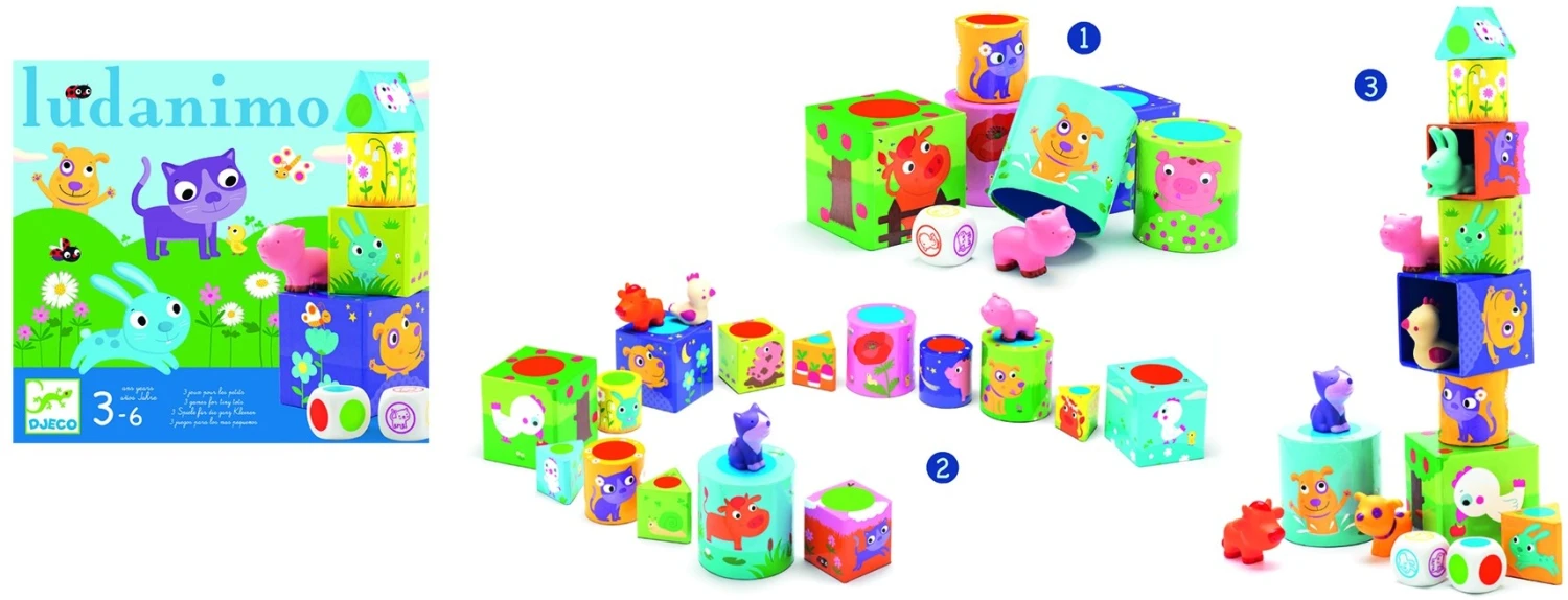 DJECO DJ08420 Spielzeugbauklotz 3 DJECO DJ08420 Spielzeugbauklotz