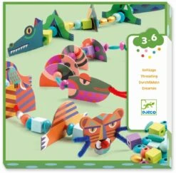 Djeco DJ08978 Ensartes Mis Animales Spielfiguren-Set