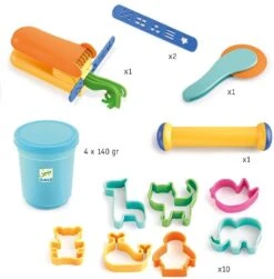 Djeco DJ09020 Kleine Kinder-Modellierung, Gemischt -Djeco Geschaft djeco dj09020 kleine kinder modellierung gemischt 3