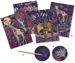 Djeco DJ09728 Djeco Kratzbilder Üppige Natur, Multicolour -Djeco Geschaft djeco dj09728 djeco kratzbilder ueppige natur multicolour 2