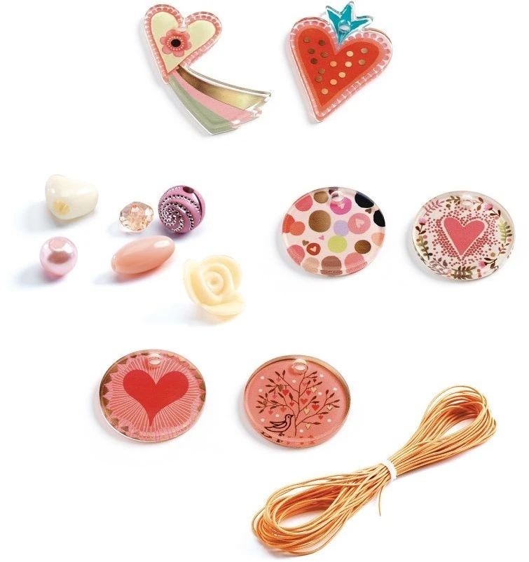 DJECO DJ09855 Abalorios Corazones Charms 4 DJECO DJ09855 Abalorios Corazones Charms – Bild 2