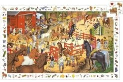 Djeco Djeco Entdeckerpuzzle Pferde Mehrfarbig -Djeco Geschaft djeco djeco entdeckerpuzzle pferde mehrfarbig 3