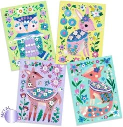 Djeco Folie Bastelset Waldtiere - 4 Bilder -Djeco Geschaft djeco folie bastelset waldtiere 4 bilder 3