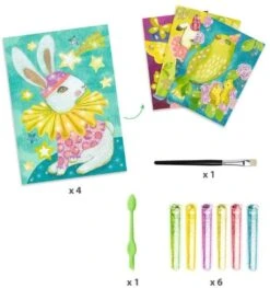 Djeco Glitzer-Malset Tierischer Karneval -Djeco Geschaft djeco glitzer malset tierischer karneval 3