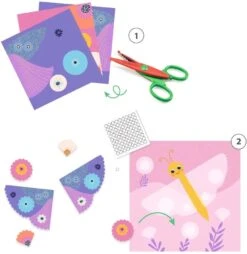 Djeco Bastelset Kokeshis -Djeco Geschaft djeco knutselset kartel knippen