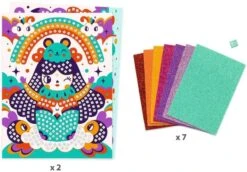 Djeco Bastelset Mosaik Kokeshis 9 Djeco Bastelset Mosaik Kokeshis -Djeco Geschaft djeco knutselset mozaiek kokeshis