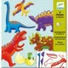 Djeco - Kreativ Set Dinos Mit Beweglichen Elementen -Djeco Geschaft djeco kreativ set dinos mit beweglichen elementen