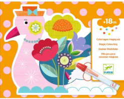 Djeco Magische Färbung Wasser Malbuch - Animalo-Len